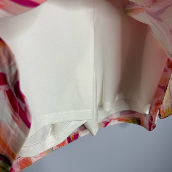 Chicos Zenergy UPF Floral Skort Pull on Pockets Golf Tennis - Picture 9 of 12
